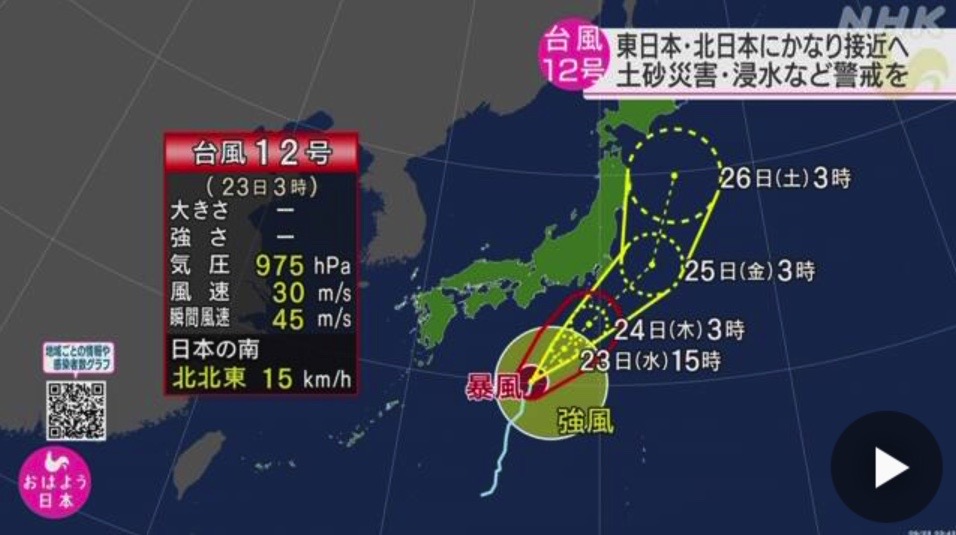 台風12号】板橋区危機管理室から注意喚起されてる。2020年9月24日（木）から25日（金）にかけて。 – いたばしTimes